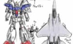 【画像】戦闘機とガンダムのサイズを比べた結果→戦闘機ってそんな大きいんだ…